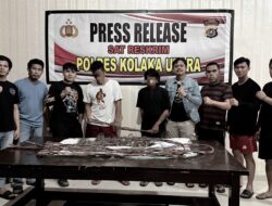 Satreskrim Polres Kolut Ringkus Dua Maling Kabel Milik Pemda