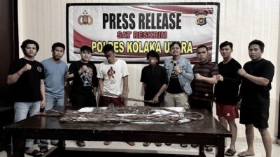 Satreskrim Polres Kolut Ringkus Dua Maling Kabel Milik Pemda