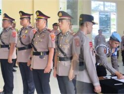 Polres Kolaka Utara Gelar Sertijab Kabag Ops hingga Kapolsek, AKBP R. Todoan A. Gultom Pimpin Upacara